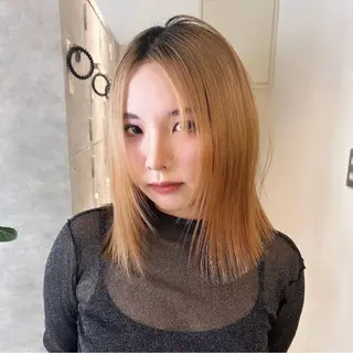 ミディアム moon/髪質改善/ ブリーチ/レイヤー☪のヘアスタイル