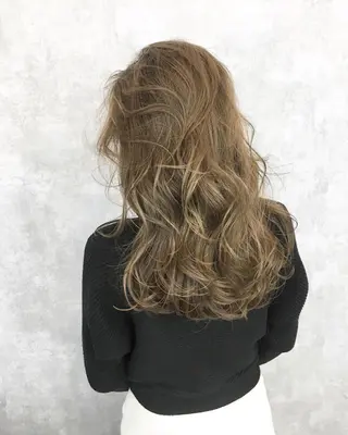 セミロング ヘアアレンジ レイヤーカット BLend 渋谷のヘアスタイル