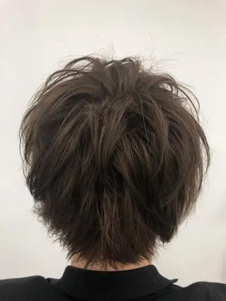 ショート カラー メンズ Ash中目黒店 榊間茜のヘアスタイル
