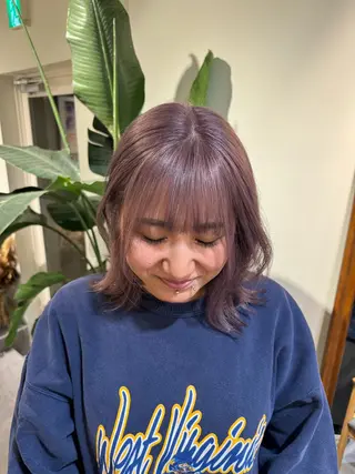ミディアム カラー ayaka♡ 柔らかカラーのヘアスタイル