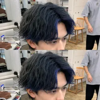 カラー パーマ メンズ メンズ専門店 店長 小柳 裕夢のヘアスタイル