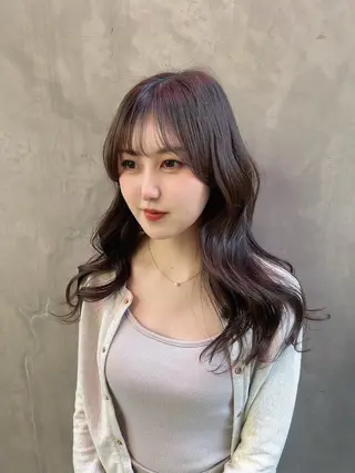 ロング カラー 🇰🇷レイヤー カット💐Seinaのヘアスタイル