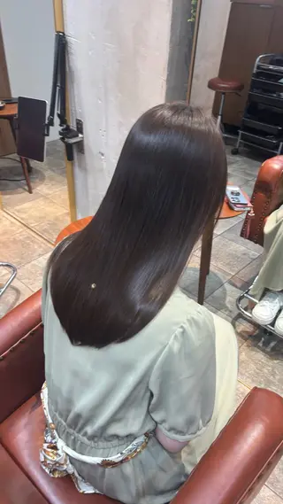 ロング SHEER.Ginza所属・♡髪質改善ストレート 清水歩美♡のヘアスタイル