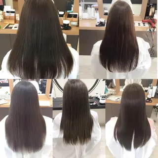 セミロング カラー パーマ ヘアアレンジ メンズ キッズ ネイル マツエク・マツパ Lien 深井店のヘアスタイル