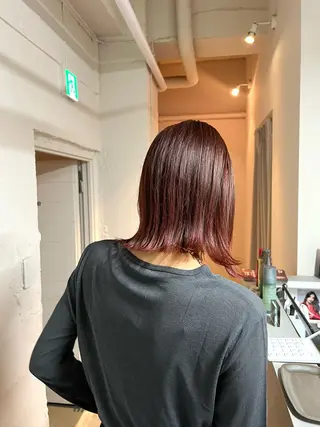 ミディアム tokute Takahashiのヘアスタイル