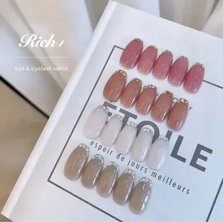 ネイル Rich +nail 🎀名取店🎀のネイルデザイン