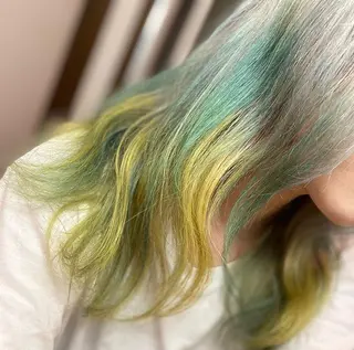 ロング カラー JIL BLAN 京都所属・RU RIのヘアスタイル