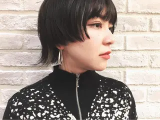 ショート カラー la fith所属・rico_by ヘアとアイブロウのヘアスタイル