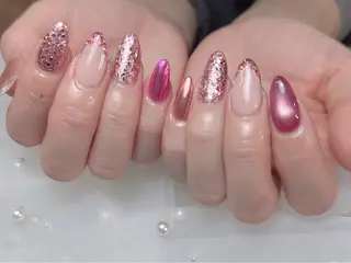 ネイル BURGUNDY ジョイシーのネイルデザイン