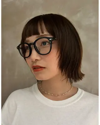 ショート デザインカット/ パーマ/nanaのヘアスタイル