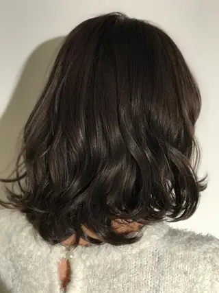 ミディアム セミロング パーマ 🌈ディレクター🌈 徳松優希のヘアスタイル