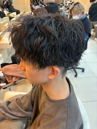 ショート カラー パーマ ヘアアレンジ メンズ キッズ 🫧Selene SHOGO🫧のヘアスタイル