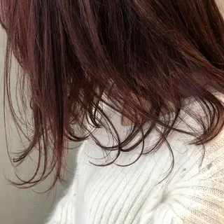 セミロング カラー SALOWIN梅田茶屋町店所属・ウルフレイヤーカット /チヒロのヘアスタイル