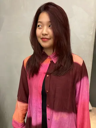 ロング 似合わせカットカラー 👩MINAのヘアスタイル