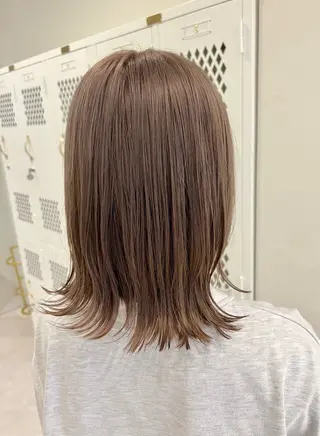 ミディアム カラー レイヤー/韓国 ハイトーン興津史弥のヘアスタイル
