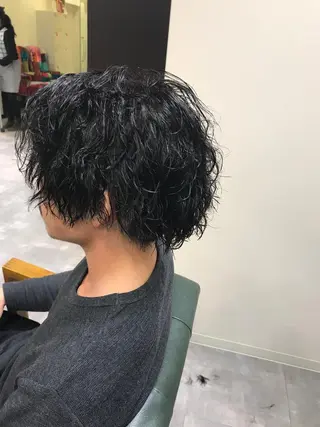 パーマ メンズ Tink　天神店所属・今村賢治/メンズ/ レイヤー✨艶カラーのヘアスタイル