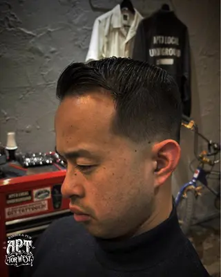 ショート メンズ APT.TOR WEST所属・賀本 泰我のヘアスタイル