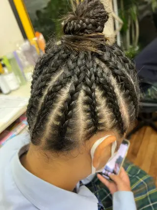 セミロング B-W ⭐️REIKOのヘアスタイル