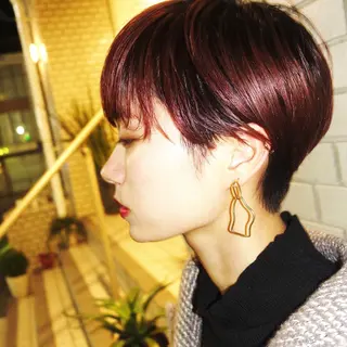 ショート カラー rosso-sante’所属・小林 明彦のヘアスタイル
