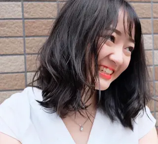 ミディアム カラー パーマ MIRUCO by KURAKU所属・マキシ ヤスアキのヘアスタイル