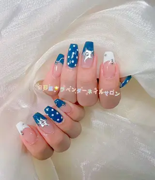 ネイル ラベンダー💖日暮里 ルル💖ネイルのネイルデザイン