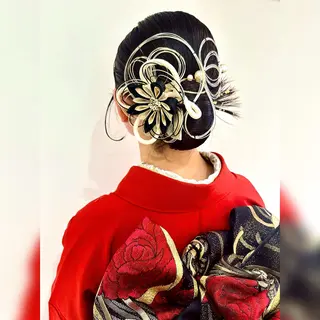 ロング ヘアアレンジ お子様と美容室🧸 HidamaRi絢菜のヘアスタイル