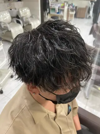 ショート ❄️メンズカット 落合諒❄️のヘアスタイル