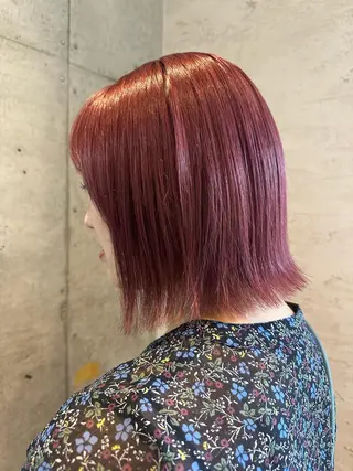 ミディアム カラー 女性に人気♪ はやしほのかのヘアスタイル