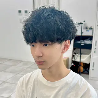 パーマ メンズ ブリーチなし/レイヤ ー特化🌈Tommyのヘアスタイル