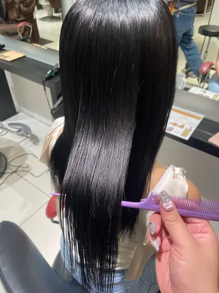 セミロング 💞暖色カラー 💞risaのヘアスタイル