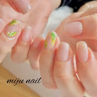 ネイル ❁miju nail 大人上品/自爪育成のネイルデザイン