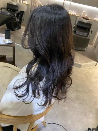 セミロング カラー ヘアアレンジ ボブ /ニュアンス/ satomi🧸💖のヘアスタイル