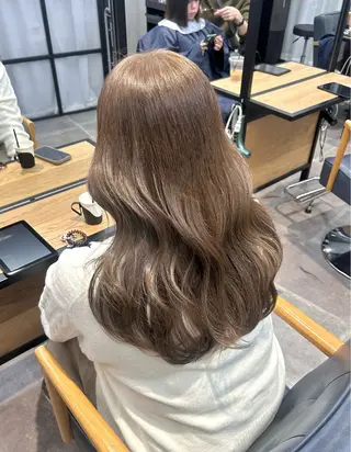 ロング カラー 韓国×髪質改善カラー 💎hinaのヘアスタイル
