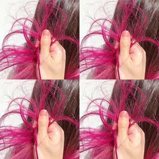 ロング カラー ヘアアレンジ 【池袋/スパイキー ショート】ⓝⓘⓜⓤのヘアスタイル