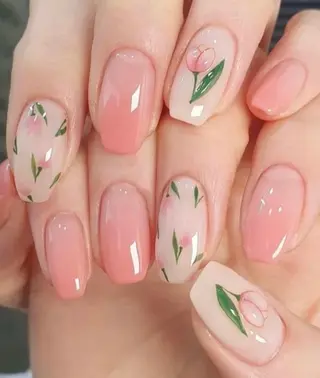 セミロング R NAILSALONのネイルデザイン