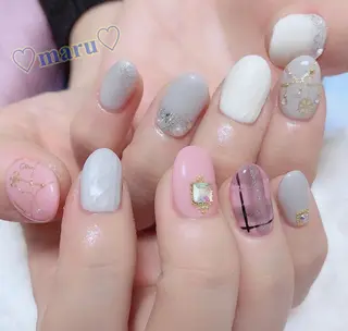 ネイル まるみ ♡のネイルデザイン