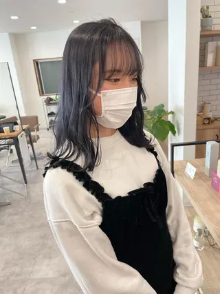 ミディアム カラー Loem【ロエム】所属・RINA 【Loem】のヘアスタイル