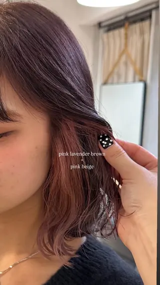 ショート カラー Lomalia Rukaのヘアスタイル