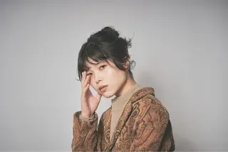 パーマ ヘアアレンジ 佐伯 和佳のヘアスタイル