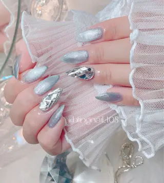 ネイル 23時まで❤︎韓国、 ワンホンネイルのネイルデザイン