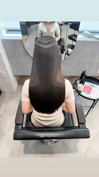 ロング 柴田樹/大人可愛い 艶髪カラー/髪質改善のヘアスタイル