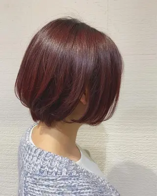 ショート カラー 【メンズ縮毛矯正】 田中秀斗のヘアスタイル