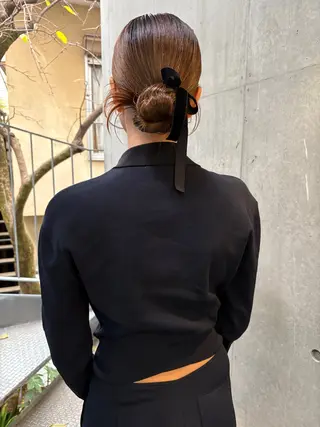 セミロング ヘアアレンジ yuuna/ ハッシュカット🎀のヘアスタイル