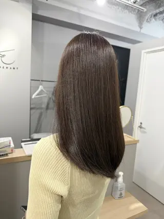 ミディアム 田村拓巳 韓国風、髪質改善のヘアスタイル