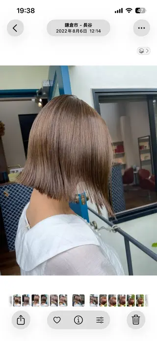 カラー ブリーチ/透明感 🪐MISAKI🪐のヘアスタイル