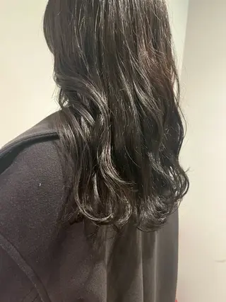 セミロング 小山 水綺のヘアスタイル