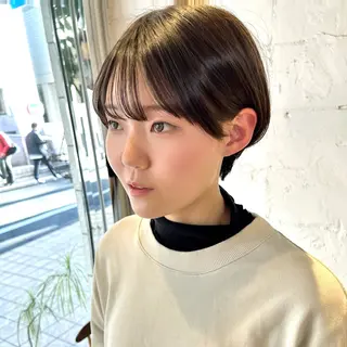 ショート 松本 陸丸みショートのヘアスタイル
