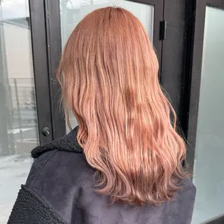 ロング カラー 暖色カラー/ブリーチ 🎀オビツメイ🎀のヘアスタイル