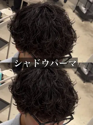 パーマ メンズ オカベ ショウマのヘアスタイル