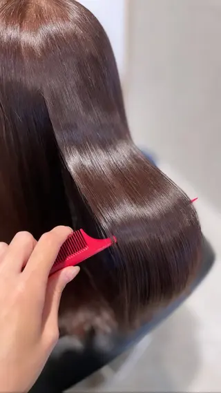 セミロング カラー 新井那紬🌿 arai nahoのヘアスタイル